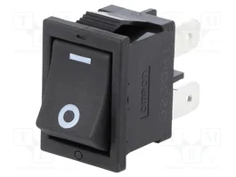 Aratas (Formerly Omron Components) Interrupteur à bascule SPST A8L noir