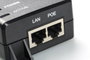 MicroConnect POEINJ-30W Injecteur PoE Gigabit 30W, norme IEEE 802.3af/at, port unique avec alimentation intégrée jusqu'à 100m, 100-240V AC