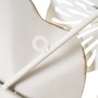 BigBuy Home Décoration murale Blanc Doré Fer 120 x 7 x 65 cm