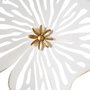 BigBuy Home Décoration murale Blanc Doré Fer 120 x 7 x 65 cm