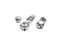 Innspiro Lot de 40 clochettes en métal argent de 8 mm
