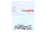 Innspiro Lot de 40 clochettes en métal argent de 8 mm
