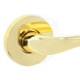 JANDEL Poignée Roseta Zamak Rosa ø65 Nickel Satiné