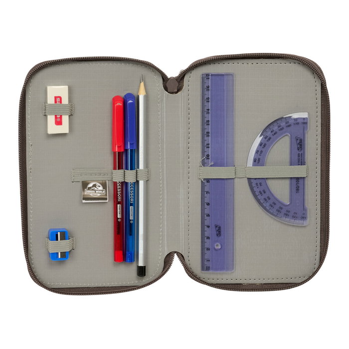 Fourre-tout Jurassic World Marron 12,5 x 19,5 x 5,5 cm 37 Pièces