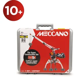 Meccano Coffret Super Construction 25 en 1 avec 638 pièces et moteur