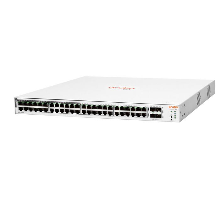 Aruba Instant On 1830 48G Commutateur réseau 48 ports Gigabit avec 24 ports PoE+ Classe 4 (370W) et 4 ports SFP - Pour PME