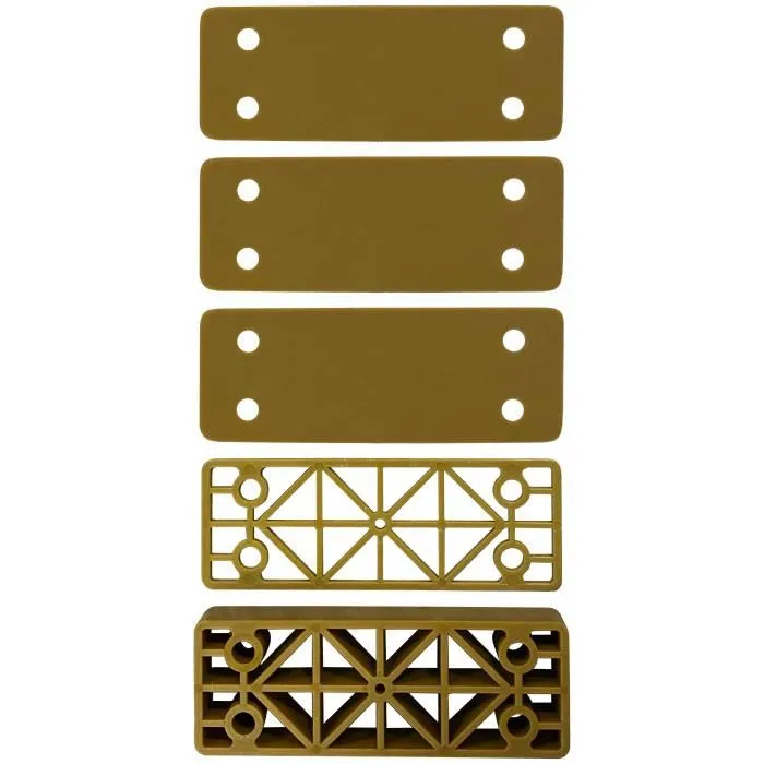 Abus Verrou de sécurité VD6 Exclusiv' double cylindre, laiton chromé 23 mm, pêne en acier, coffre intégré, pour portes à recouvrement, avec 4 clés