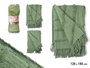 GIFTDECOR Multiuso Brodé Verde 125 x 150 cm