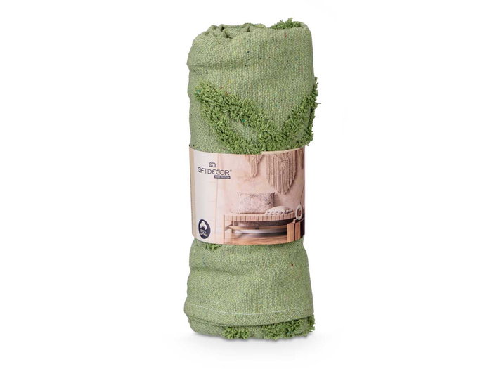 GIFTDECOR Multiuso Brodé Verde 125 x 150 cm