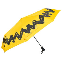 ERIK - Parapluie Pliable Automatique Snoopy - 100 cm de Diamètre, Structure en Métal, Manche en PVC