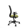 PIQUERAS Y CRESPO Chaise Zulema Synchro, Vert olive et Gris