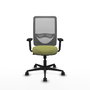 PIQUERAS Y CRESPO Chaise Zulema Synchro, Vert olive et Gris