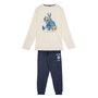 Warner Pijama long adulte en jersey single 100 - Taille S, Couleur beige