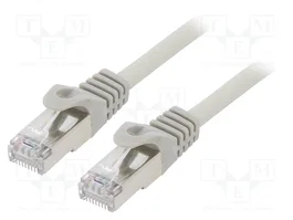 GEMBIRD Cordon de raccordement S/FTP Cat 6a RJ45 0,25m gris