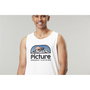 T-shirt à manches courtes homme Picture MTS944.B Blanc