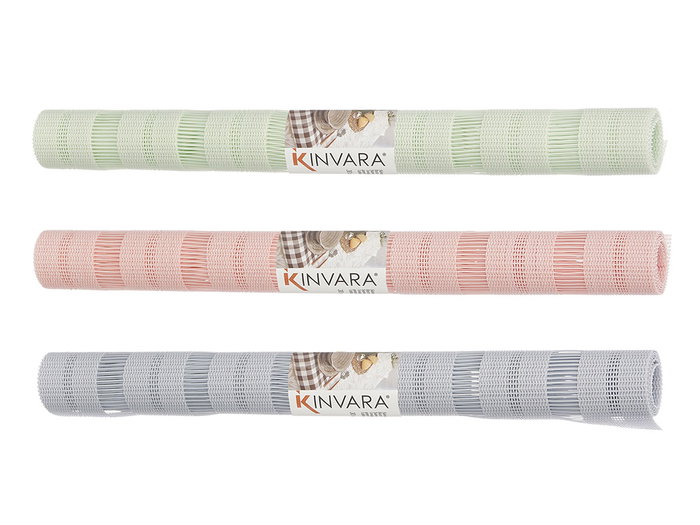 Kinvara Salvamantel Calado 30x45 cm Assortiment Pastel PVC et Polyester (Set de 48)