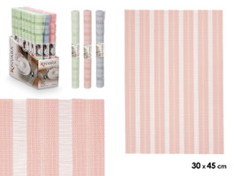 Kinvara Salvamantel Calado 30x45 cm Assortiment Pastel PVC et Polyester (Set de 48)
