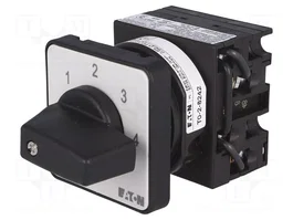 EATON ELECTRIC Commutateur à cames multiposition 20A Noir