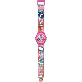 KIDS LICENSING Montre Hello Kitty - Montre-bracelet numérique pour enfants - Dimensions : 70 x 10 x 300 mm - Poids : 25 g