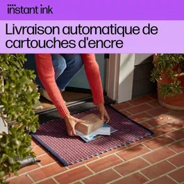 HP Envy 6122e - Imprimante tout-en-un jet d'encre couleur avec copieur, scanner, Wi-Fi et 3 mois d'Instant Ink inclus avec HP+