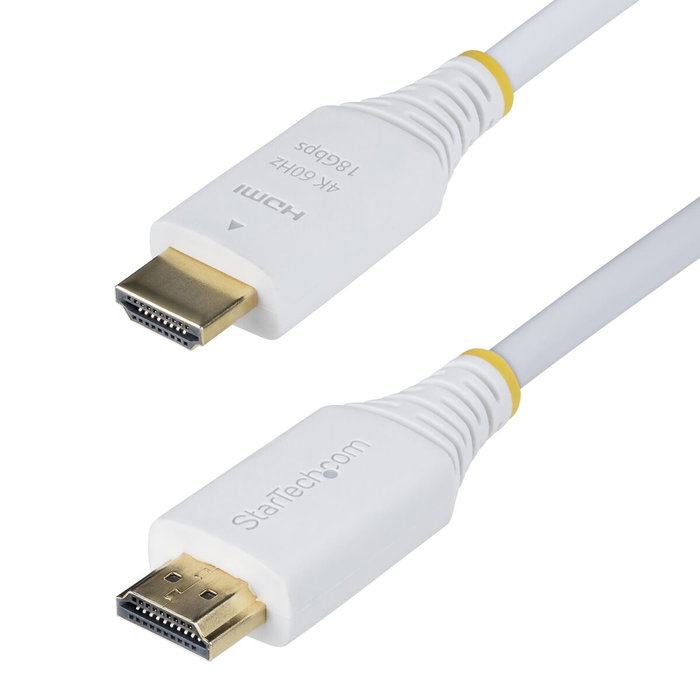 Câble USB Startech HDMI2-CABLE-4K60-10W Blanc 3 m Câble USB Startech HDMI2-CABLE-4K60-10W Blanc 3 m