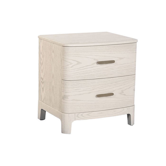 Table de Nuit Home ESPRIT Gris clair 53 x 42 x 56,2 cm Table de Nuit Home ESPRIT Gris clair 53 x 42 x 56,2 cm