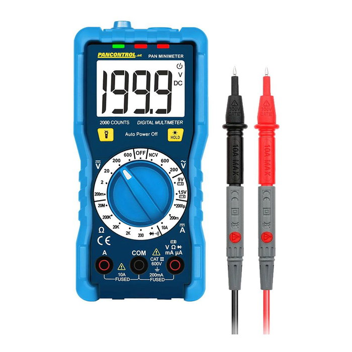 Pancontrol Pan Minimeter Multimètre numérique CAT III 600V Pancontrol Pan Minimeter Multimètre numérique CAT III 600V