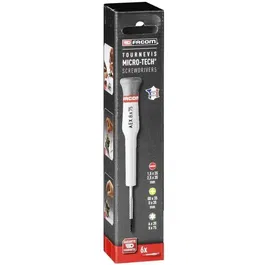 FACOM Jeu de 6 Tournevis de Précision MT.J6PG - 2 Fente, 2 Torx, 2 Phillips - Pour Travaux Délicats