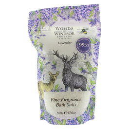 Woods Of Windsor - Sel de bain à la lavande naturelle rajeunissant - 500 g
