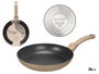Kinvara Poêle à Induction Forgée 28 cm Beige Aluminium (Set de 6)