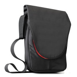 Phoenix technologies Sac Bandoulière Convertible en Sac à Dos Poliester pour Ordinateur Portable 14 Pouces, Noir, Format Vertical
