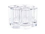 BERILO Organisateur Rond 12 Compartiments Transparent