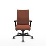 Piqueras Y Crespo Chaise de bureau Albacete, mécanisme Synchro, Marron