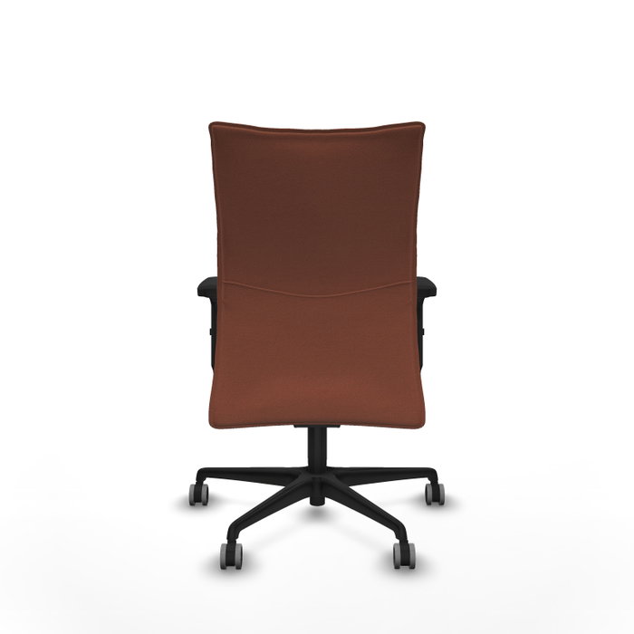Piqueras Y Crespo Chaise de bureau Albacete, mécanisme Synchro, Marron