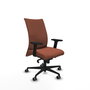 Piqueras Y Crespo Chaise de bureau Albacete, mécanisme Synchro, Marron