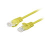Lanberg Câble Réseau Rigide UTP 6ème Catégorie PCU6-20CC-0025-Y Jaune 25 cm