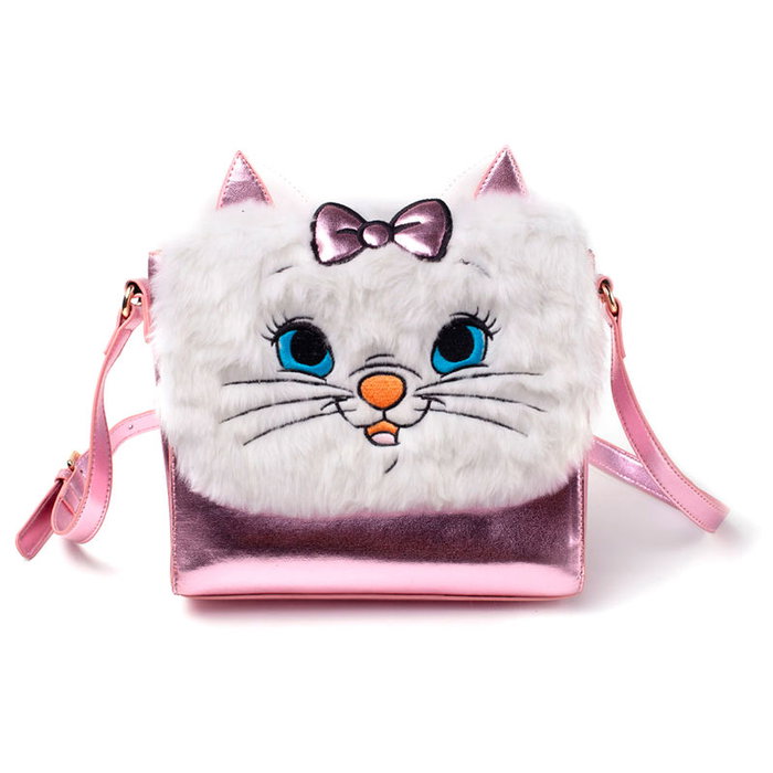 DIFUZED Sac à bandoulière Marie Aristogatos Disney - Sac pour femme en simili-cuir (23,5x6x19,5 cm) - 92% PU, 8% polyester