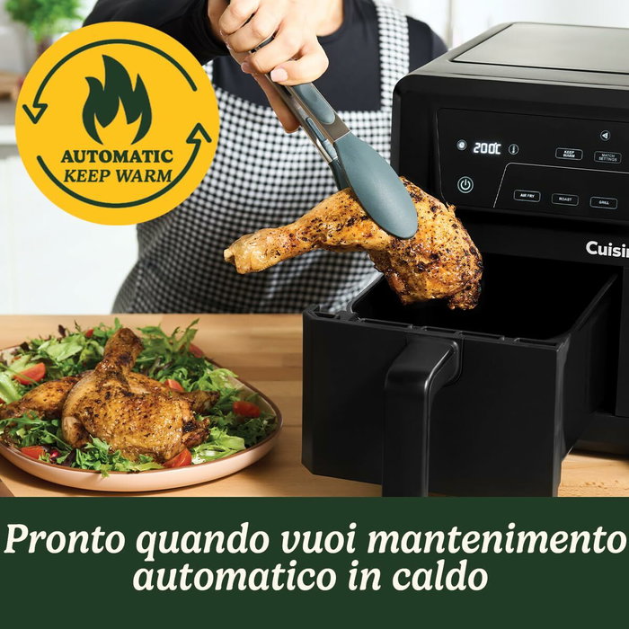 Cuisinart Airfryer AFD10OBLE, Double cuve, 10,4L, Noir Cuisinart Airfryer AFD10OBLE, Double cuve, 10,4L, Noir
