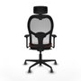 Piqueras y Crespo Chaise de Bureau 3D036G2 Blanc Marron