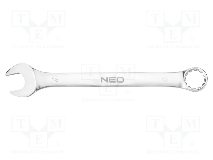 NEO TOOLS Clé plate mixte 18mm double face NEO TOOLS Clé plate mixte 18mm double face