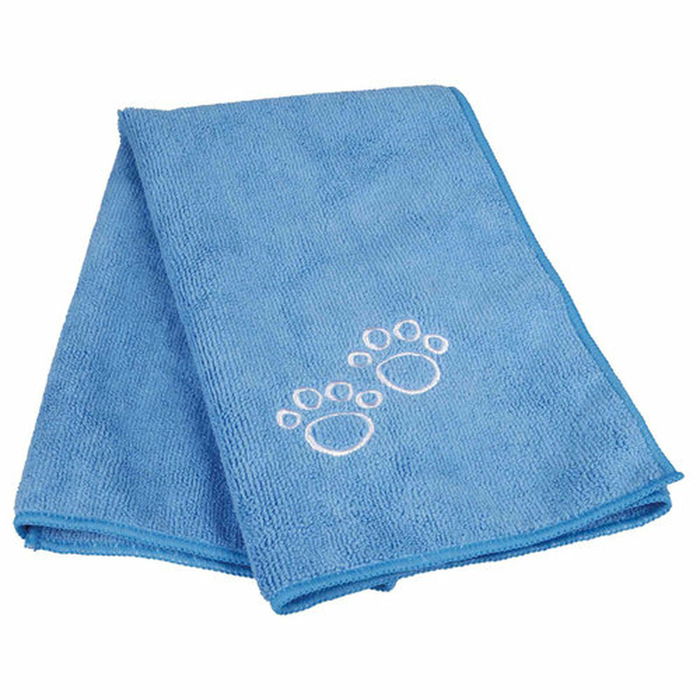 Serviette en Microfibre Trixie Bleu 50 × 60 cm