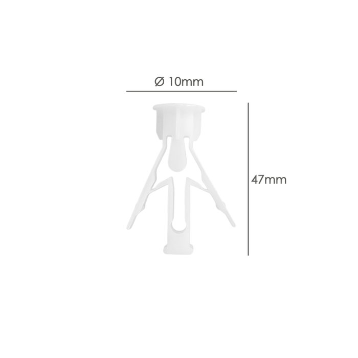 WOLFPACK LINEA PROFESIONAL Cheville en T nº 2 longue 8-9 mm WOLFPACK LINEA PROFESIONAL Cheville en T nº 2 longue 8-9 mm
