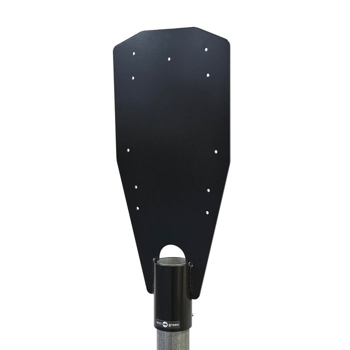 Next Green Support mural Poleplate 225 Z pour borne de recharge VE Zaptec PRO, Zaptec GO ou Garo Entity PRO - Montage sur tube acier 60 mm Next Green Support mural Poleplate 225 Z pour borne de recharge VE Zaptec PRO, Zaptec GO ou Garo Entity PRO - Montage sur tube acier 60 mm