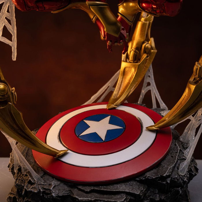Iron Studios Statuette Art Scale Deluxe 1/10 Spider-man Iron Armor Comics (CCXP Exclusive 2024)