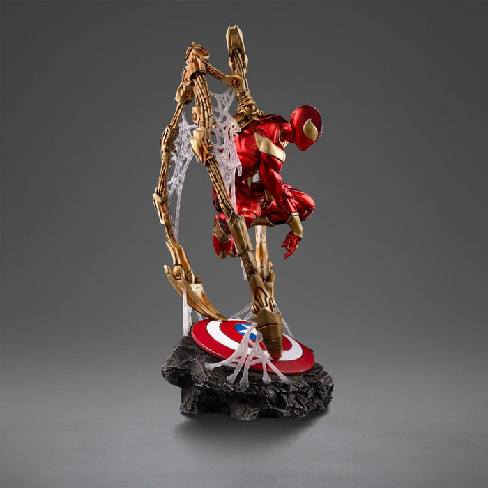 Iron Studios Statuette Art Scale Deluxe 1/10 Spider-man Iron Armor Comics (CCXP Exclusive 2024)