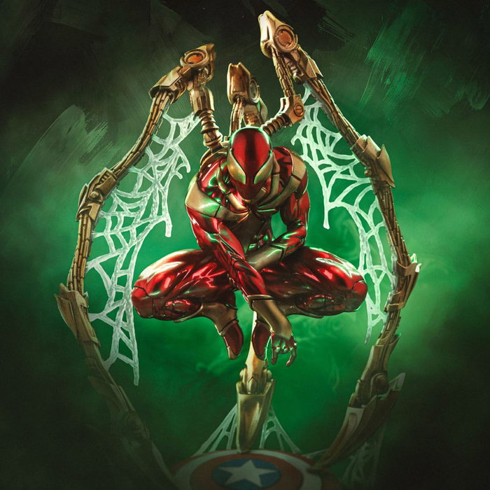 Iron Studios Statuette Art Scale Deluxe 1/10 Spider-man Iron Armor Comics (CCXP Exclusive 2024)