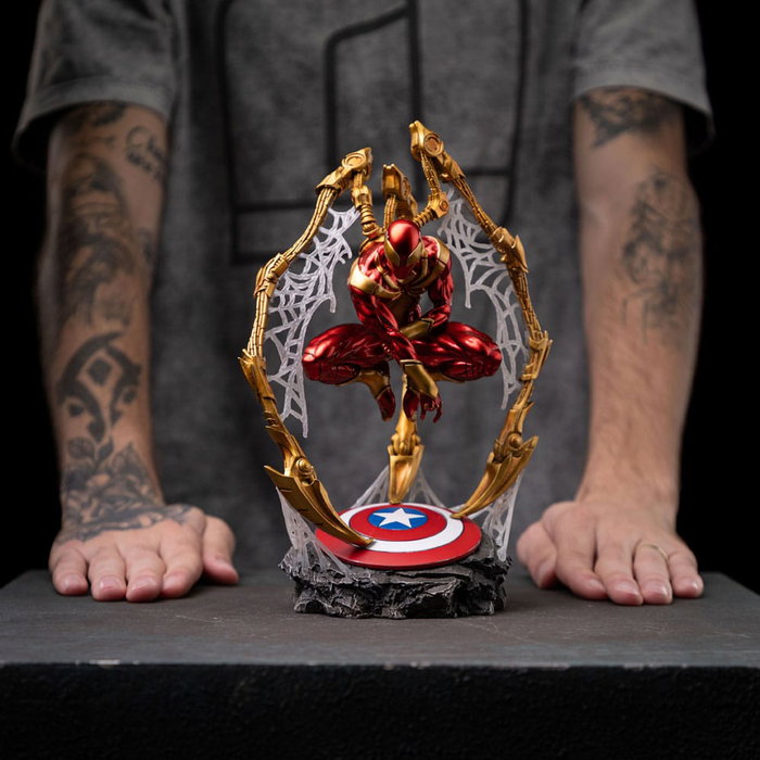 Iron Studios Statuette Art Scale Deluxe 1/10 Spider-man Iron Armor Comics (CCXP Exclusive 2024)