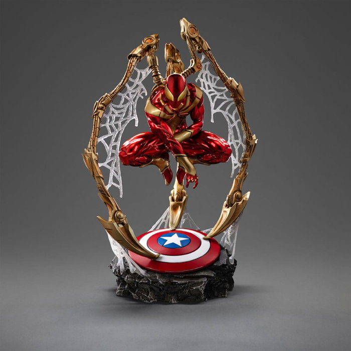 Iron Studios Statuette Art Scale Deluxe 1/10 Spider-man Iron Armor Comics (CCXP Exclusive 2024)