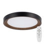 Plafonnier LED décoratif circulaire 36 W CCT 3 000-6 000 K Noir