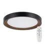Plafonnier LED Décoratif 36W CCT 3000-6000K Réglable avec Télécommande, Noir
